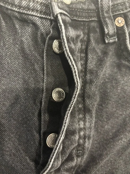 Free People Black Wide Leg Jeans - Picture 7 of 10